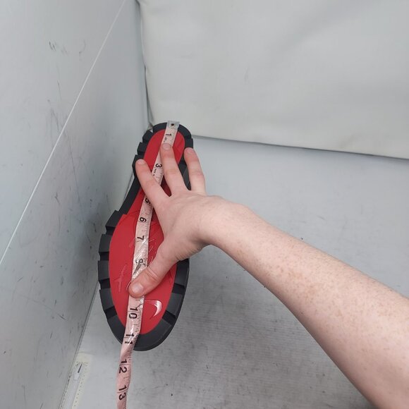 Christian Louboutin WOMENS Black Out Lina Spike Lug Boot - Picture 8 of 9